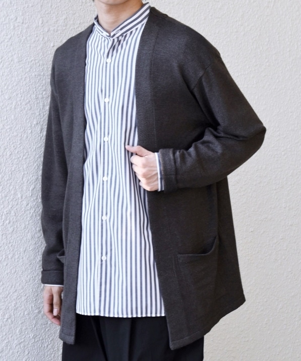 SHIPS any:〈手洗い可能〉マシュマロ タッチ ニット ノーボタン