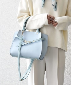 SHIPS any:〈洗濯機可能〉ダブルクロス Vネック ペプラム ワンピース