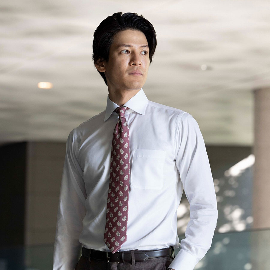 ワイシャツ 無地 ホワイト ブロード SMC｜CHOYA SHIRT（チョーヤシャツ