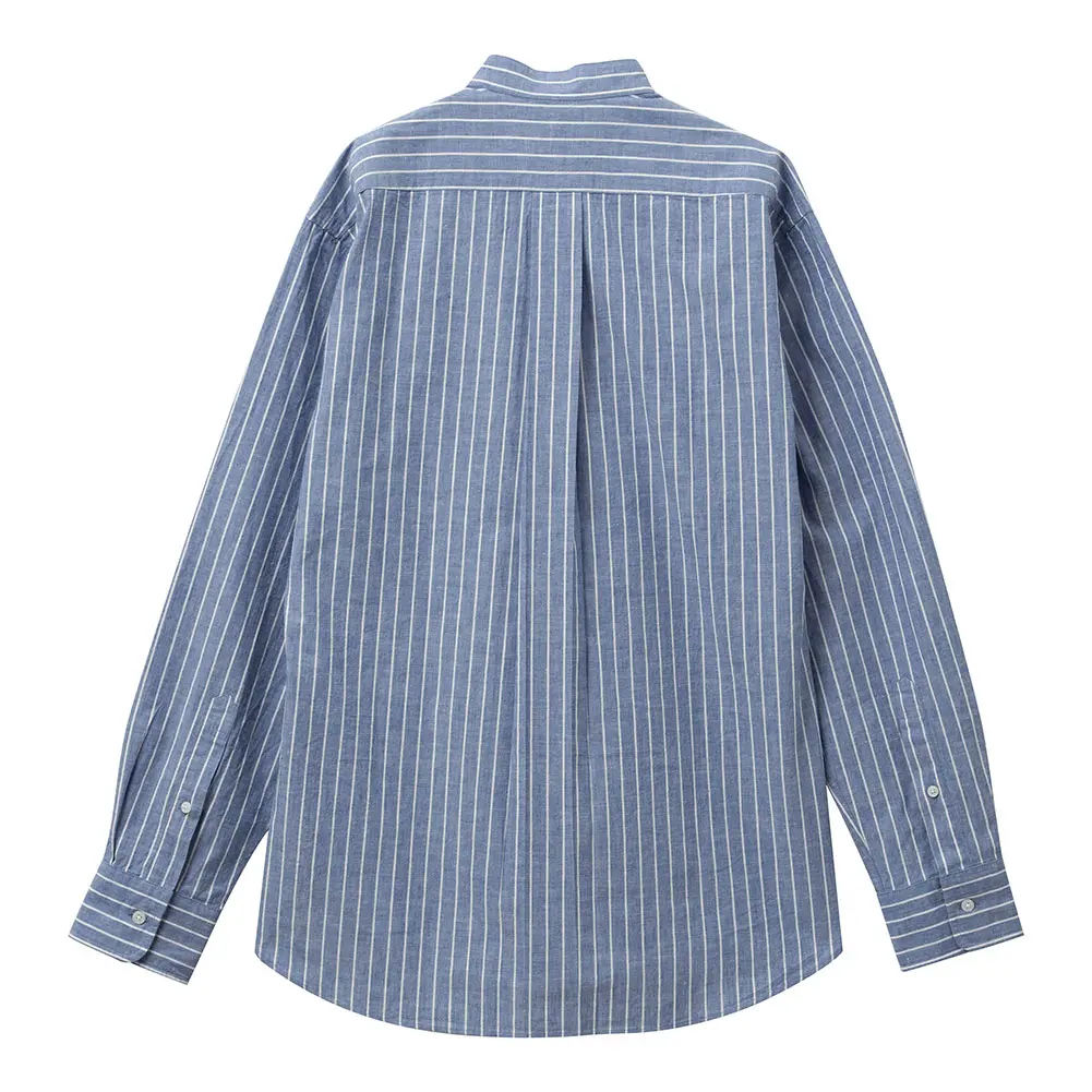 CHOYA URBAN STYLE カジュアルシャツ リネンシャツ スタンドカラー