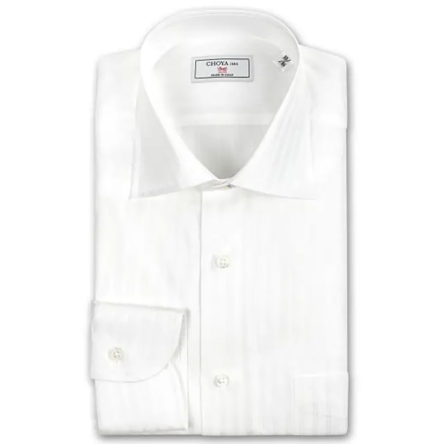 ワイシャツ 無地 アイボリー ドビー CHOYA1886| CHOYA SHIRT（チョーヤ