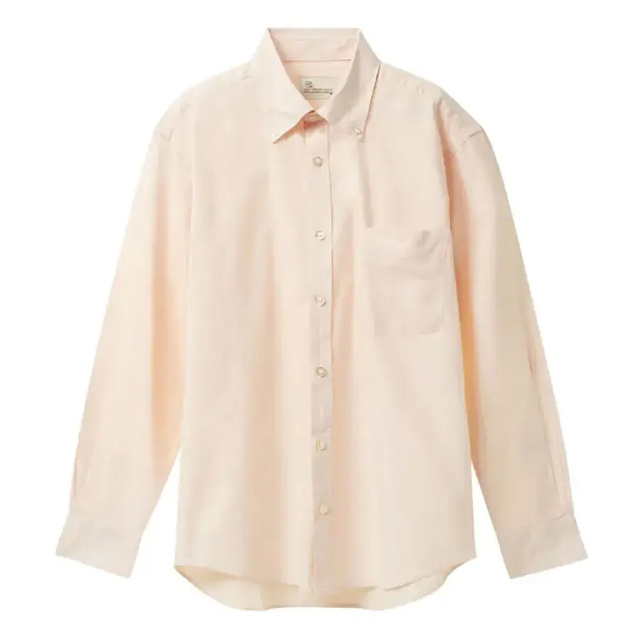 canterbury wood 綿100% コットン 長袖 カジュアルシャツ ボタンダウン