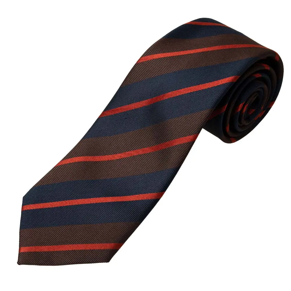 ネクタイ シルク 8センチ 8CM メール便 レジメンタル ネイビー エンジ