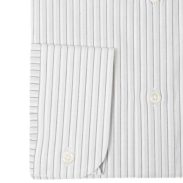ワイシャツ ストライプ グレー LANVIN｜CHOYA SHIRT（チョーヤシャツ
