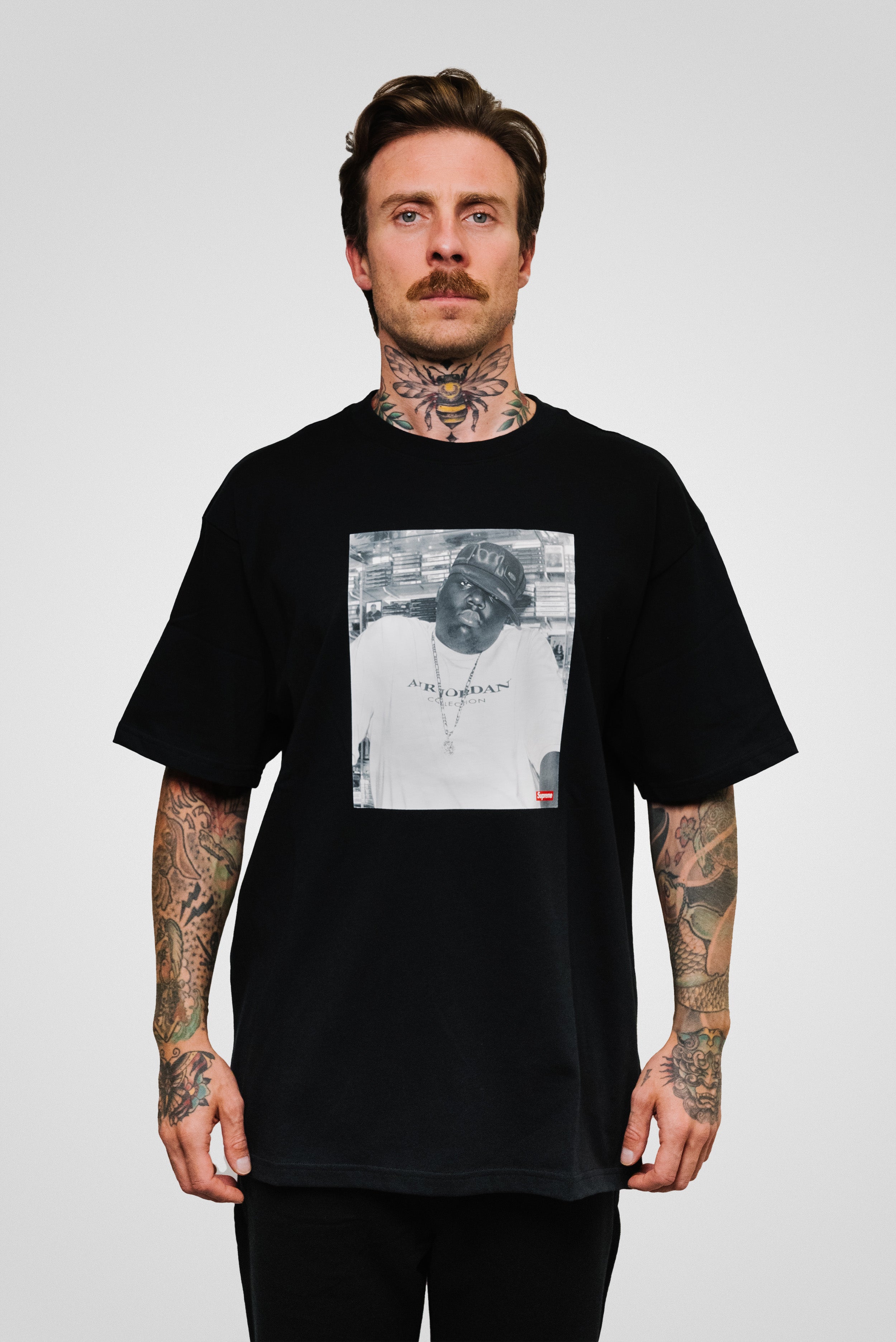 SUPREME JORDAN BIGGIE S TOP TEE BLACK
