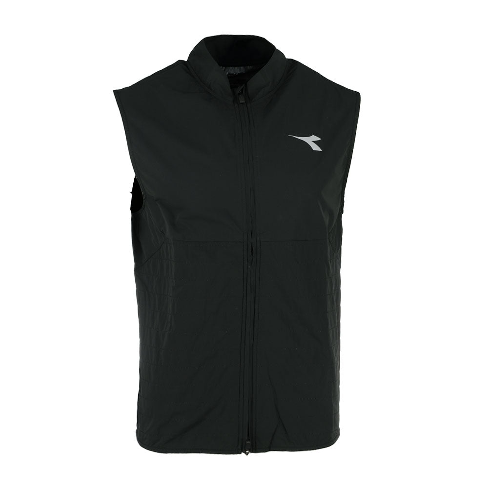 Shop Black Mens Run Crew Tech Padded Full Zip Vest – Shoebacca