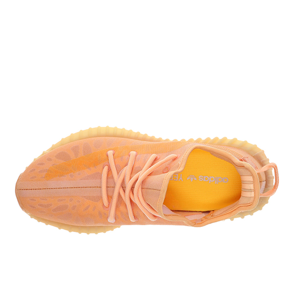 Shop Orange Mens adidas adidas Yeezy Boost 350 V2 Lace Up Sneakers