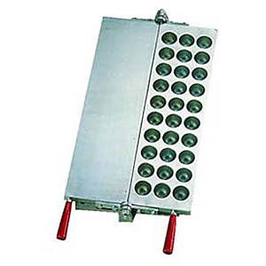 蜜元研究所 蜜元式 焼饅頭機 2連 LPガス たこ焼 30穴 - 調理器具のSHOKUBI