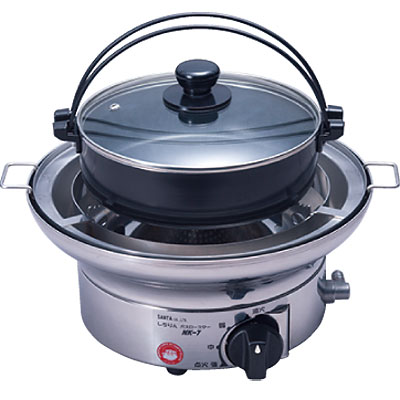 NK-7 しちりんガスロースター 卓上式 NK-7 G LPガス用 - 調理器具のSHOKUBI