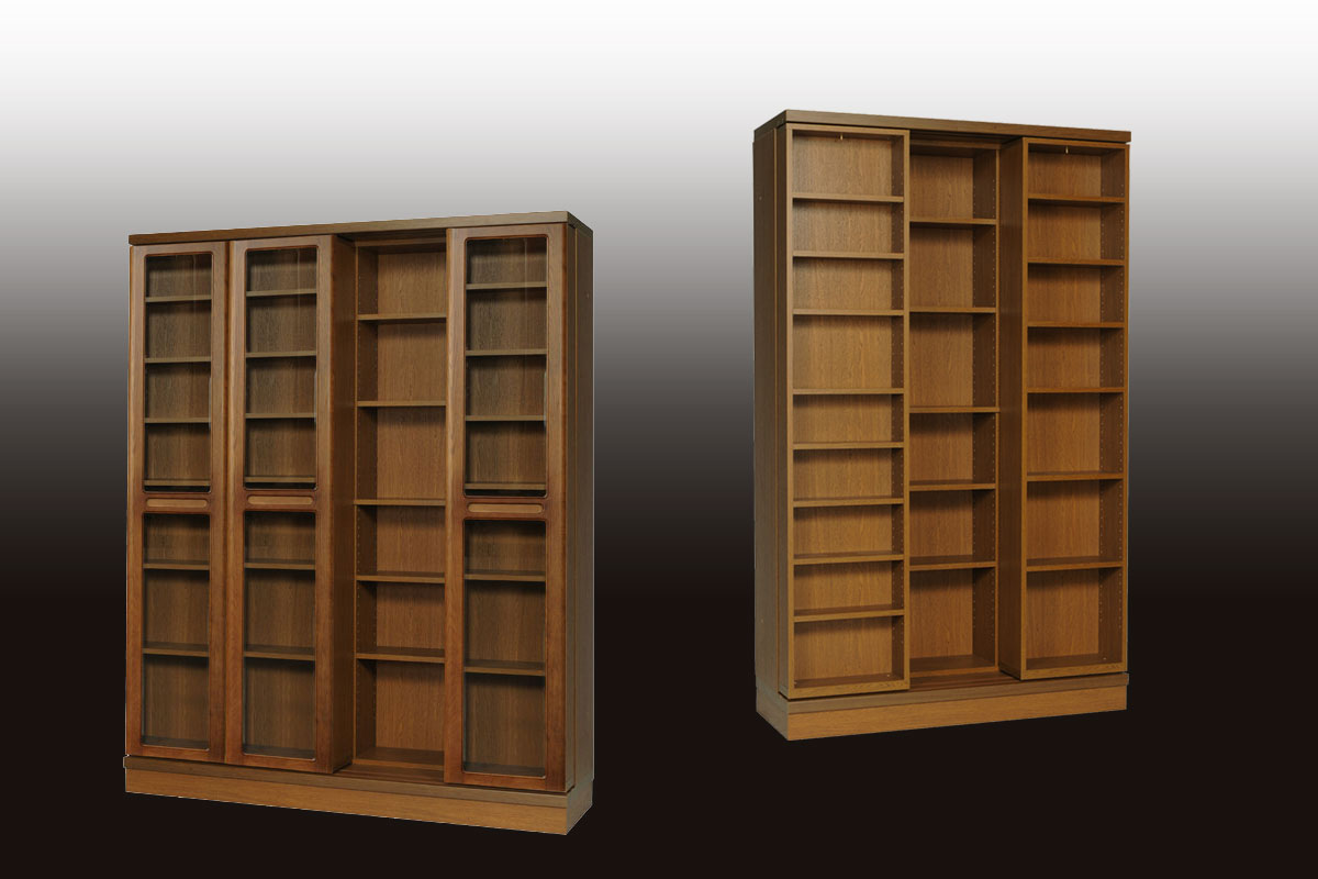 本格派スライド書棚メーカー。ハピネスコーポレーション・生松工芸