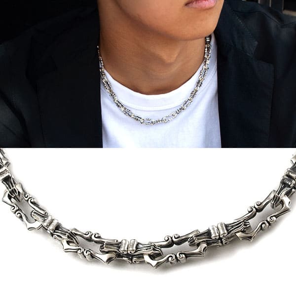 送料無料 シルバーネックレス D.four ディーフォー DF-060