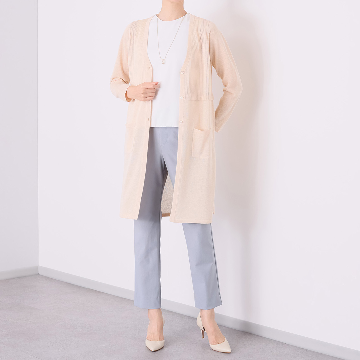 ダジュール ロングデザイン カーディガン- ショップチャンネル