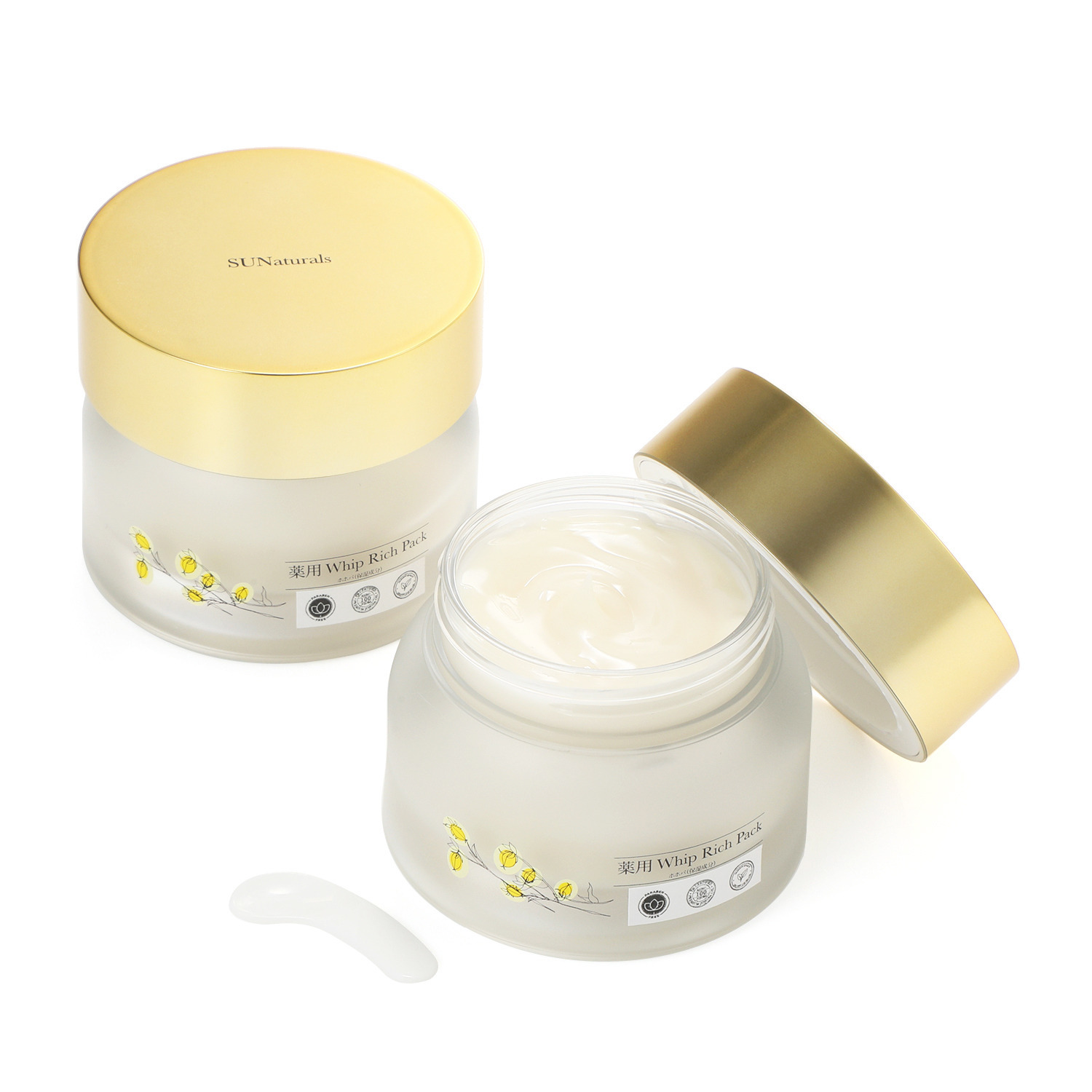 サンナチュラルズ シワ改善・美白・ 肌荒れ防止！ 薬用ホイップリッチ