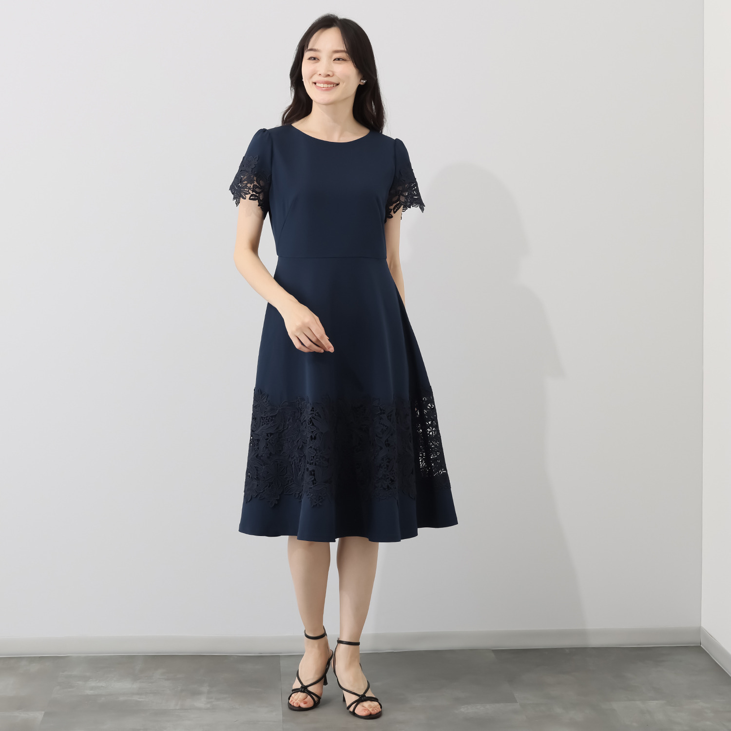 クリス・セリーン 柔らかにそよぐ オリジナルレースを はめ込んだ