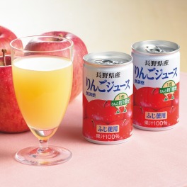 30缶セット＞ ふじ限定！ 信州産100％ストレート りんごジュース