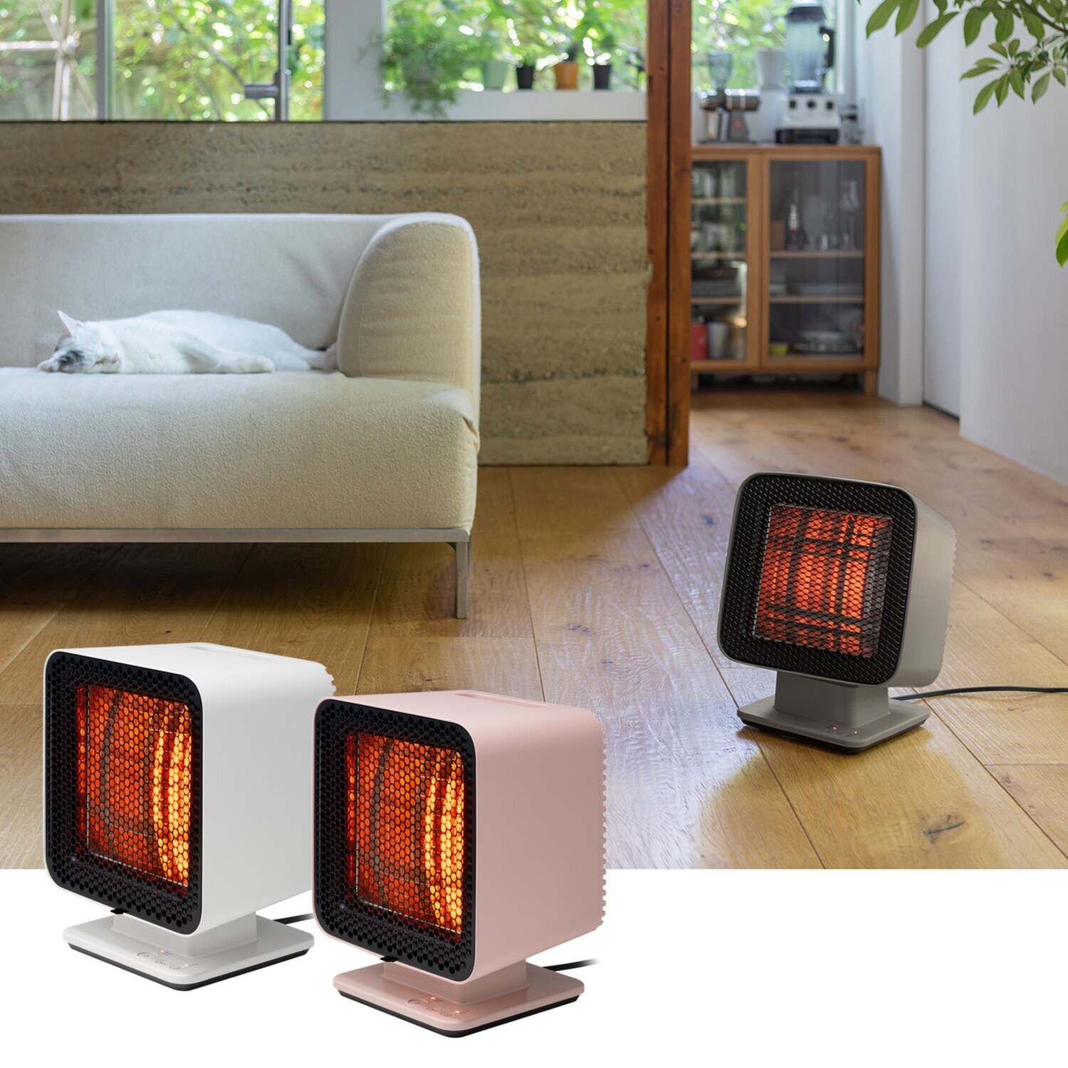 プラスマイナスゼロ キューブ型でかわいい！ コンパクトなのに