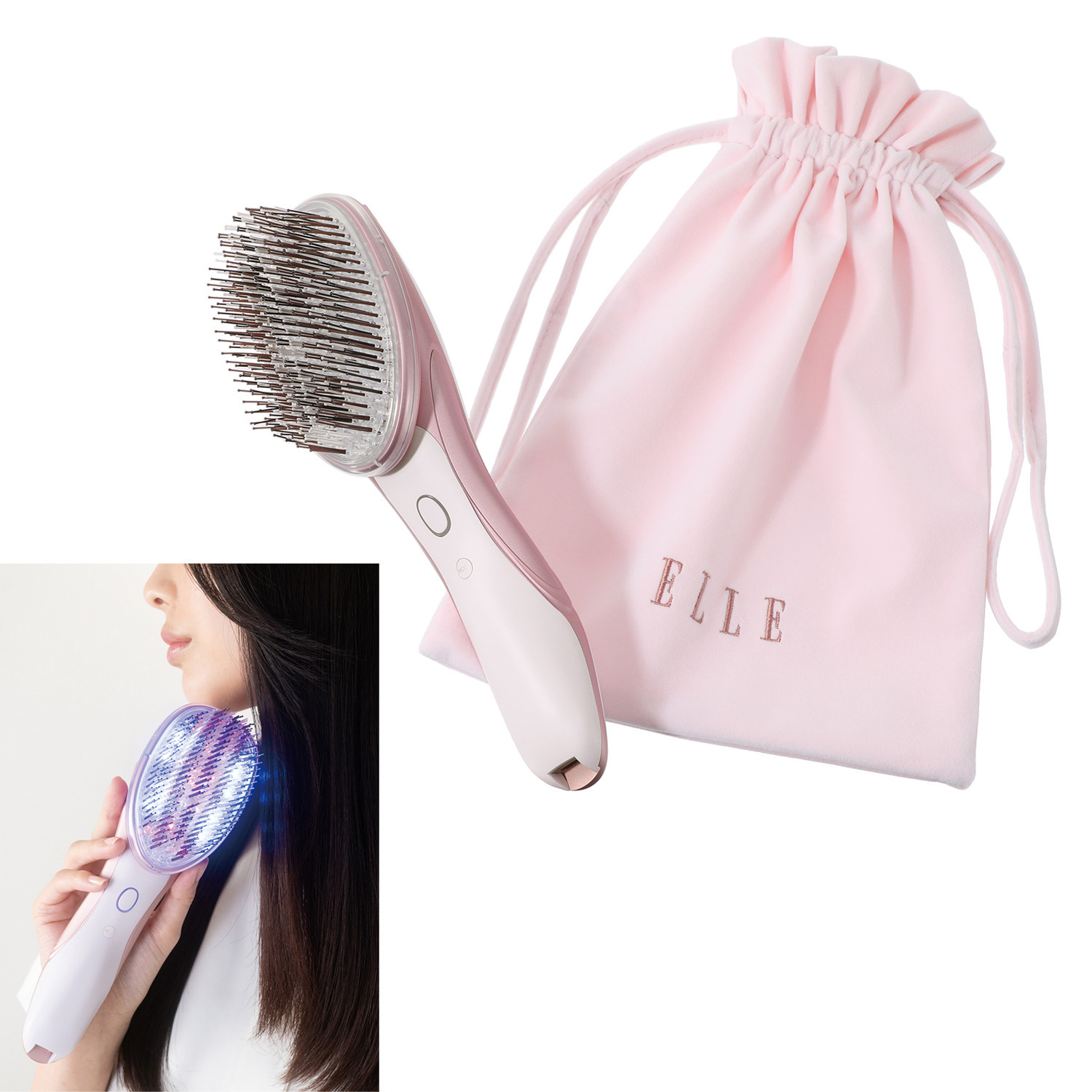 医師共同開発 LED搭載＆ マイナスイオン発生 ブラッシングで驚きの