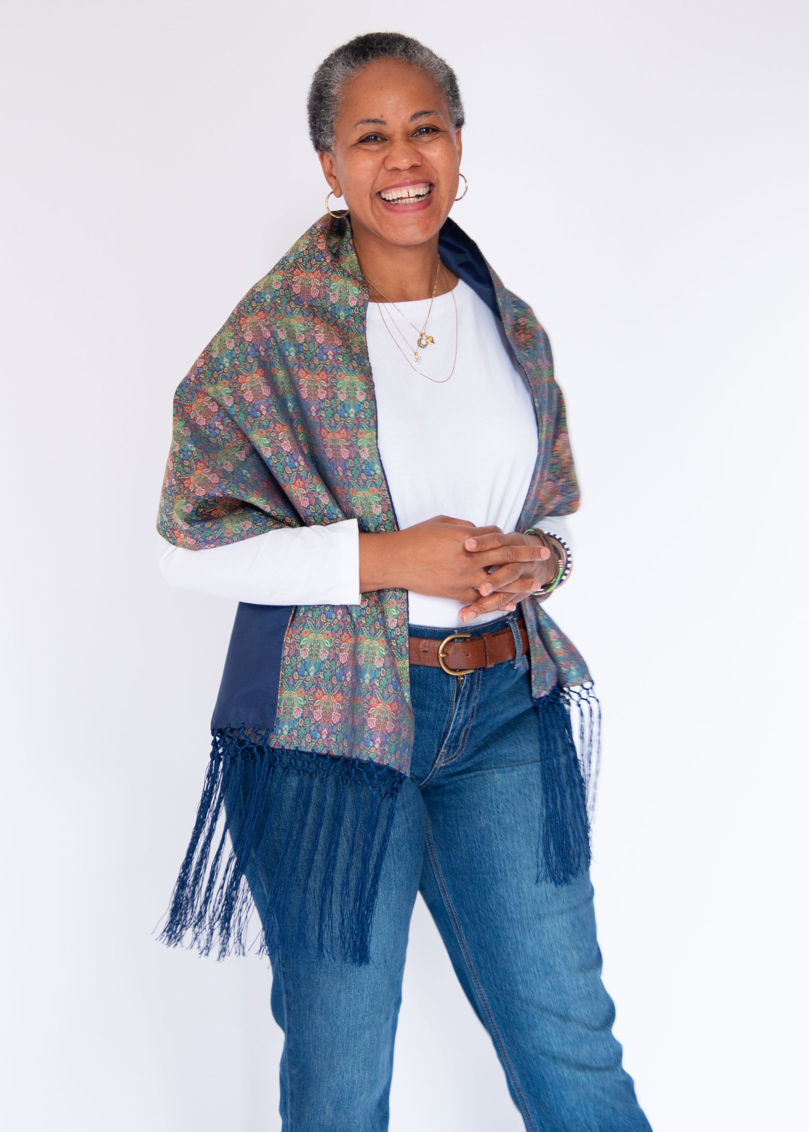 Silk Brocade Scarves – Zuri