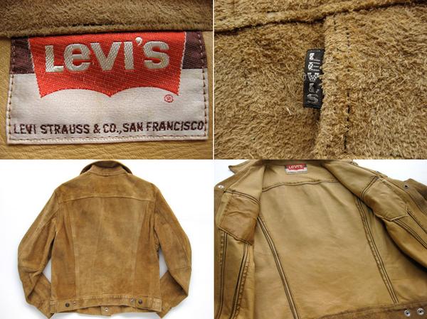 60s LEVI'Sリーバイス BIGE スエード レザージャケット - Sixpacjoe
