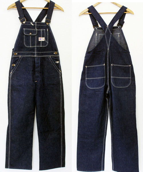 50s BIG ALLIED インディゴ デニム オーバーオール - Sixpacjoe Web Shop