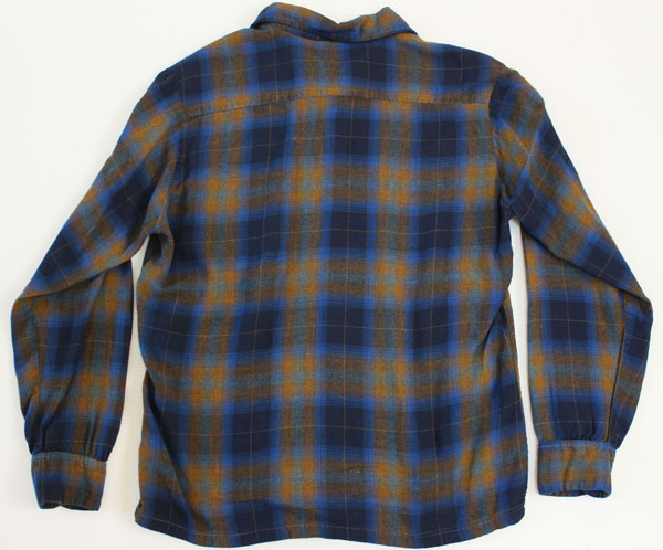 60s Penneys TOWNCRAFT オンブレチェック レーヨンシャツ M