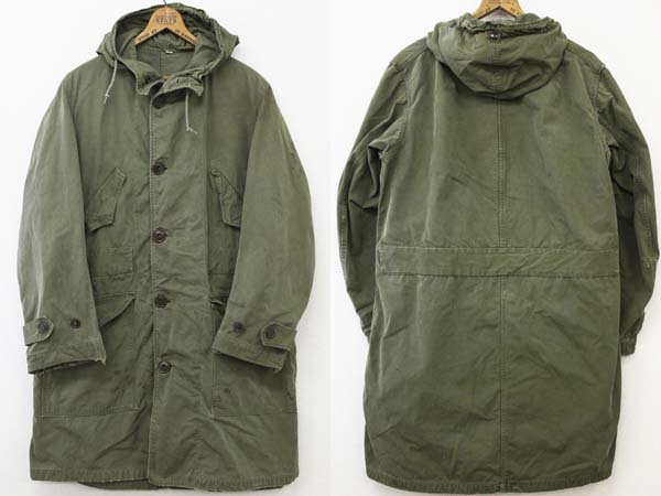 50s 米軍 M-47 パーカー オーバーコート オリーブドラブ S☆モッズ