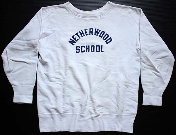 60s CHAMPIONチャンピオン ランタグ コットン スウェット 白 L