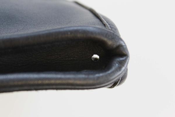 70s USA製 COACH オールド コーチ レザー クラッチバッグ 紺☆9011