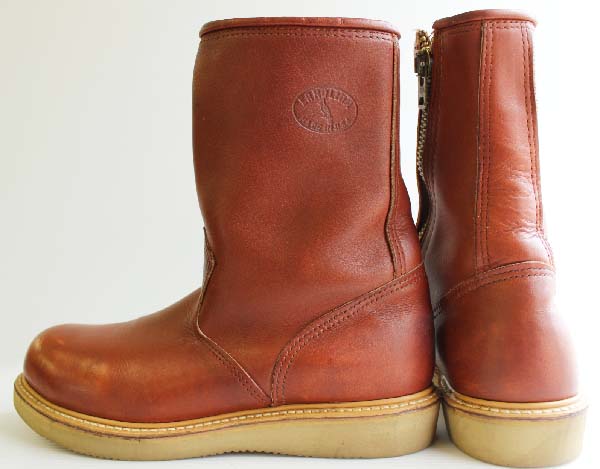 80s USA製 CAROLINAキャロライナ サイドジップ ペコスブーツ 8