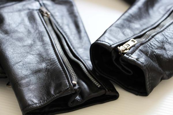 80s Brooksブルックス シングルライダース レザージャケット 黒 40