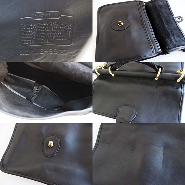 USA製 COACH オールド コーチ 2WAY レザーショルダーバッグ 9927