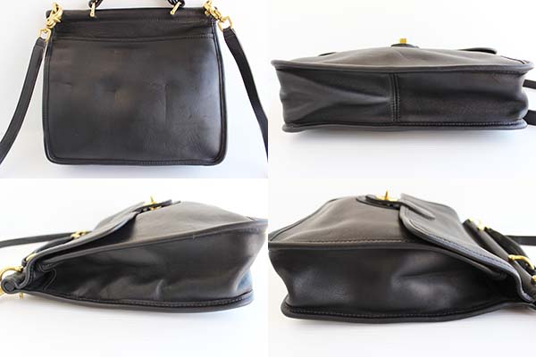 USA製 COACH オールド コーチ 2WAY レザーショルダーバッグ 9927