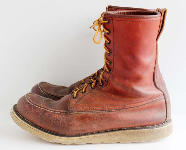 90s REDWINGレッドウイング 877 半円犬タグ アイリッシュセッター