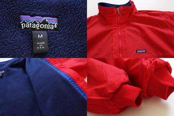 90s USA製 patagoniaパタゴニア フリースライナー ナイロンジャケット