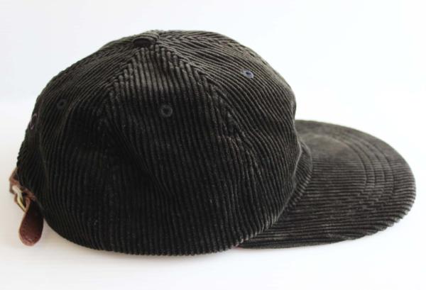 90s ポロ ラルフローレン 太畝 コーデュロイキャップ 黒 - Sixpacjoe