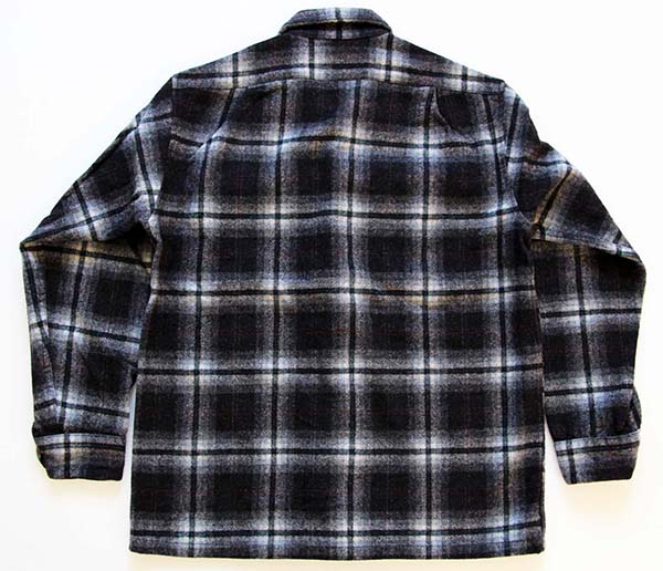 70s USA製 PENDLETONペンドルトン オンブレチェック オープンカラー