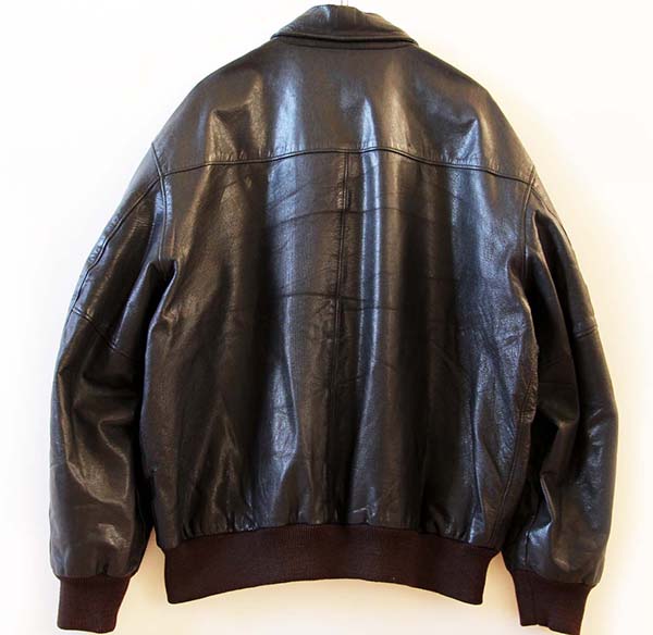 80s USA製 L.L.Bean A-2タイプ フライト レザージャケット 46
