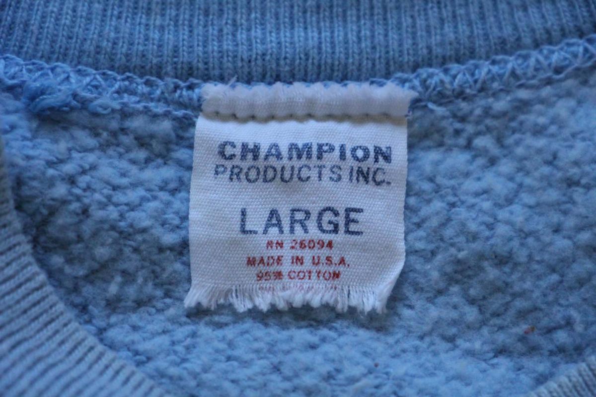 60s USA製 CHAMPIONチャンピオン プロダクツ CAMP CHEERIO YMCA