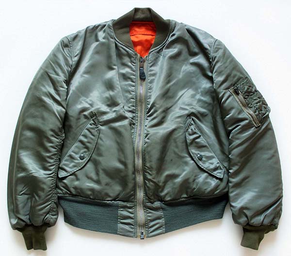 70s 米軍 USAF MA-1 8279E フライトジャケット L☆ALPHAアルファ