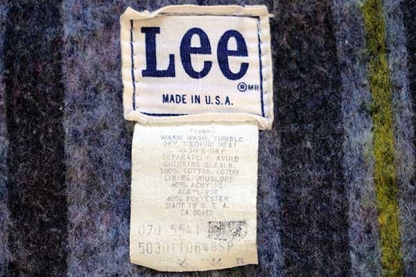 70s USA製 Leeリー 81-LJ ブランケットライナー デニム カバーオール