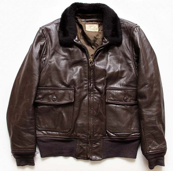 70s 米軍 U.S.NAVY G-1 フライト レザージャケット 42 - Sixpacjoe Web