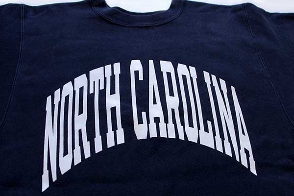 90s USA製 Championチャンピオン NORTH CAROLINA リバースウィーブ