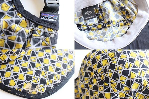 90s USA製 patagoniaパタゴニア 総柄 スプーンビル キャップ M