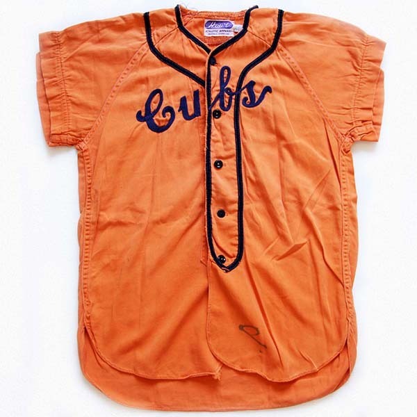 50s Howe ELKS KNOT-HOLE GANG チェーン刺繍 コットン ベースボール