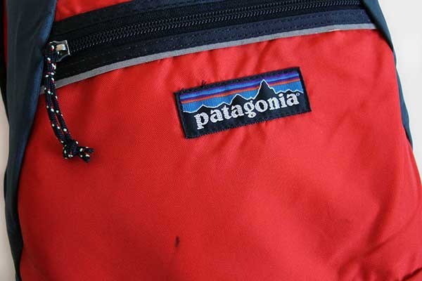 00s USA製 patagoniaパタゴニア デカタグ ナイロン デイパック 朱色