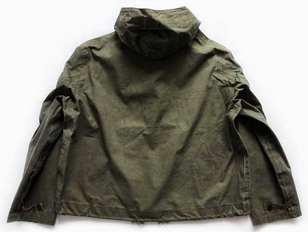 40s 米軍 U.S.NAVY N-2 デッキ レインパーカー オリーブドラブ
