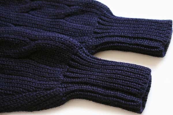 90s ポロ ラルフローレン タートルネック ケーブル編み ウールニット