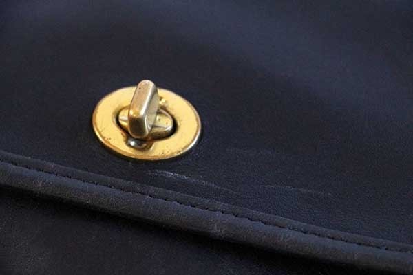 USA製 COACH オールド コーチ レザー ショルダーバッグ 黒☆9061