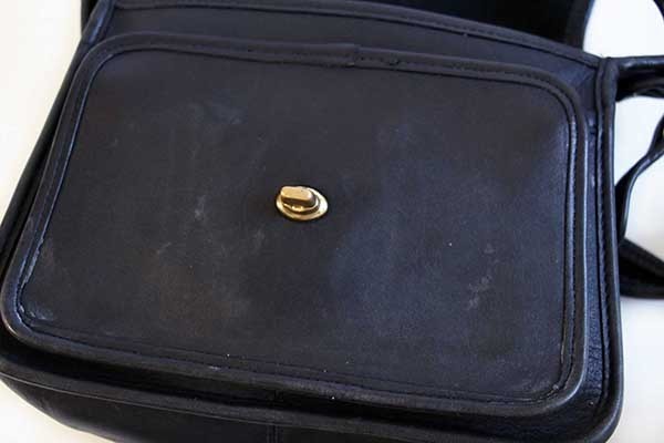 USA製 COACH オールド コーチ レザー ショルダーバッグ 黒☆9061
