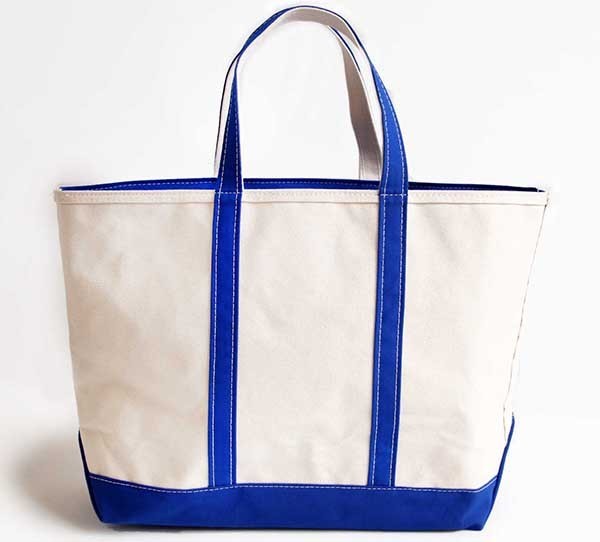 USA製 L.L.Bean BOAT AND TOTE DJL刺繍 キャンバス トートバッグ